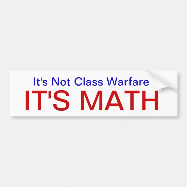 Adesivo Para Carro NotClassWarfareMath (Frente)