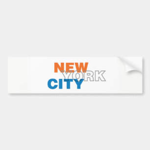 Adesivo Para Carro Nova Iorque Bumper Sticker