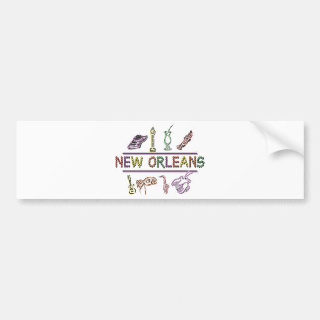 Adesivo Para Carro Nova Orleans (Frente)