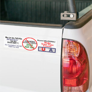 Adesivo Para Carro Novo Acordo Verde de Ocasio-Cortez