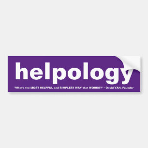 Adesivo Para Carro NOVO! Helpology