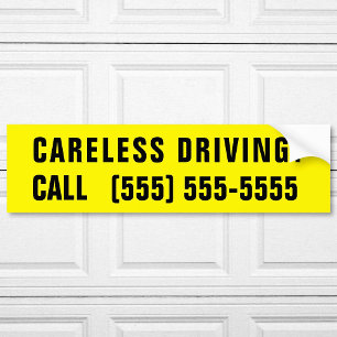 Adesivo Para Carro Número de telefone de texto personalizado para dir