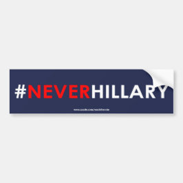 Adesivo Para Carro Nunca #NEVERHILLARY do autocolante no vidro