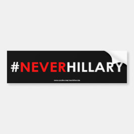 Adesivo Para Carro Nunca #NEVERHILLARY do autocolante no vidro