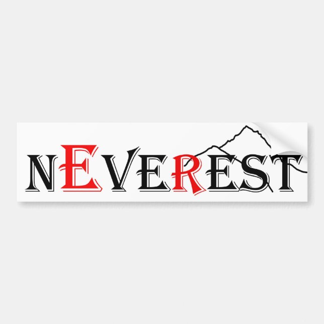 Adesivo Para Carro Nunca-Nunca-Resto-Everest (Frente)