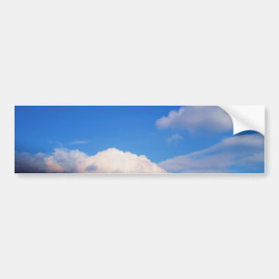 Adesivo Para Carro Nuvens brancas e céu azul