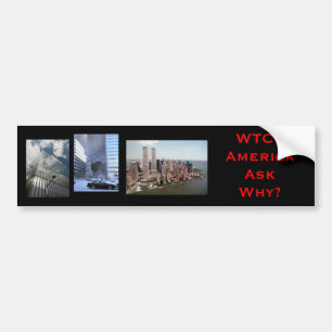 Adesivo Para Carro nyc, wtc7, wtc77, WTC7AmericaAsk porque?