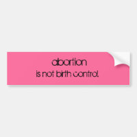 o aborto, não é controlo da natalidade
