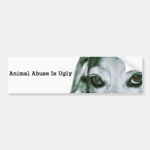 Adesivo Para Carro O Abuso Animal É Feio