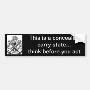Adesivo Para Carro ò Alteração/controlo de armas/carregar escondid