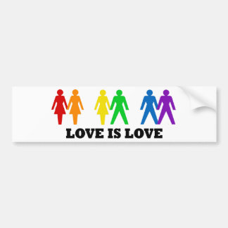 Adesivo Para Carro O amor é amor