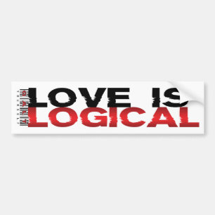 Adesivo Para Carro O amor é lógico