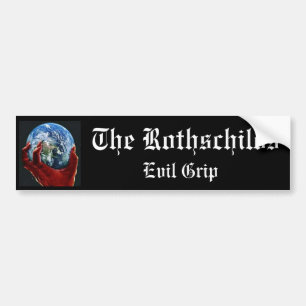 Adesivo Para Carro O aperto do mau de Rothschilds