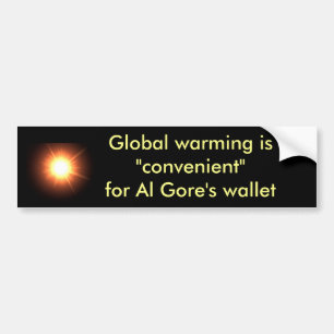 Adesivo Para Carro O aquecimento global é conveniente para a carteir