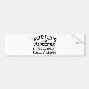Adesivo Para Carro O assistente dental o mais impressionante do mundo