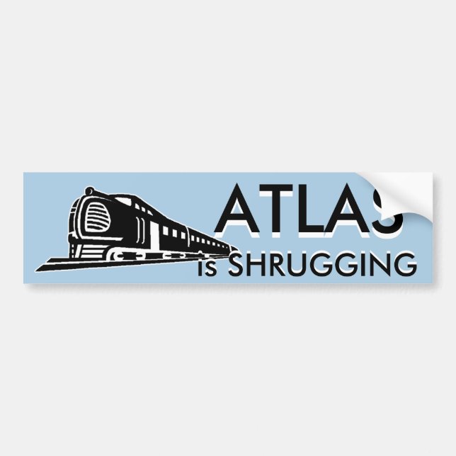 Adesivo Para Carro O atlas Shrugging (Frente)