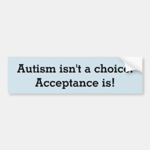 Adesivo Para Carro O autismo não é uma escolha