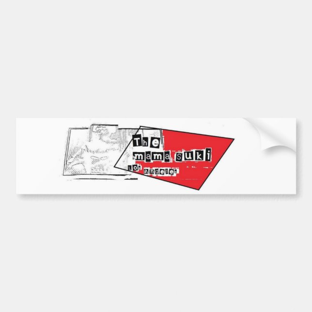 Adesivo Para Carro O autocolante no vidro traseiro do Mama Suki (Frente)