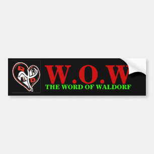 Adesivo Para Carro O autocolante no vidro traseiro do wow