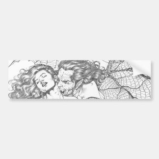 Adesivo Para Carro O beijo do vampiro pelo Al Rio - arte do vampiro e