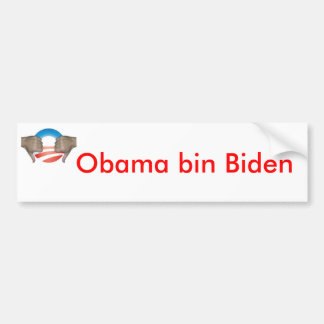 Adesivo Para Carro O bin Biden de Obama manuseia para baixo