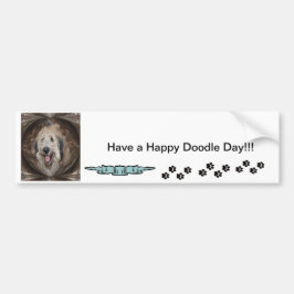 Adesivo Para Carro O Cachorro do Dodle Tem um Feliz Dia do Dodle