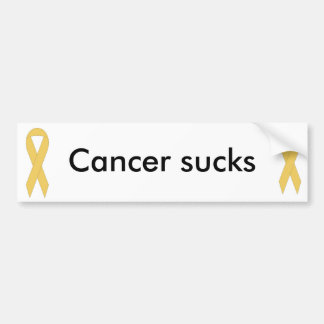 Adesivo Para Carro O cancer suga