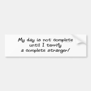 Adesivo Para Carro O cão descasca no humor dos desconhecido