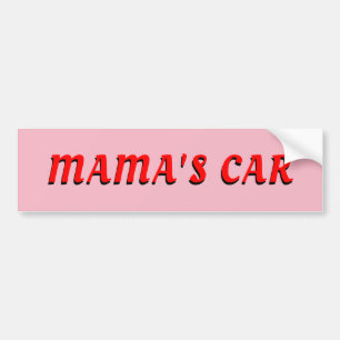 Adesivo Para Carro O Carro Mamã Presente do Mama