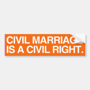 Adesivo Para Carro O CASAMENTO CIVIL É UM DIREITO CIVIL - .png