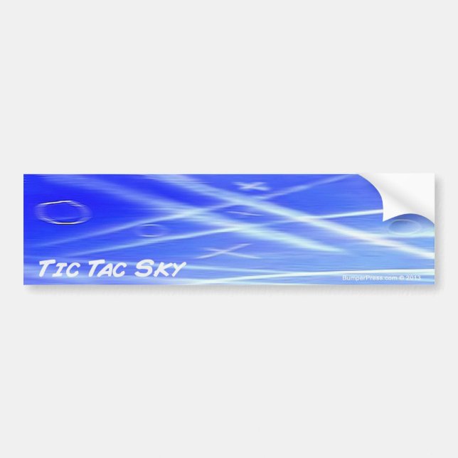 Adesivo Para Carro O Céu Tic Tac (Frente)