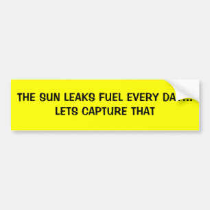 ADESIVO PARA CARRO O COMBUSTÍVEL DOS ESCAPES DE THE SUN CADA DIA…