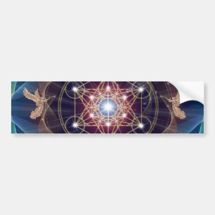 Adesivo Para Carro O cubo de Metatron - Merkabah