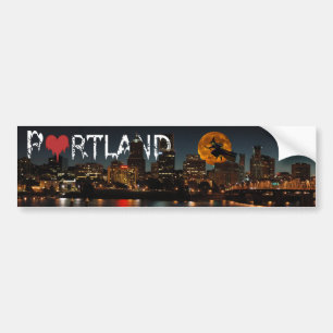 Adesivo Para Carro O Dia das Bruxas Portland