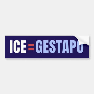 Adesivo Para Carro O Gelo É Igual à Gestapo Anti Trump