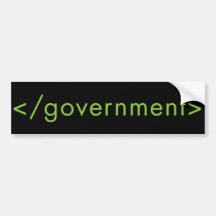 Adesivo Para Carro O governo da extremidade!