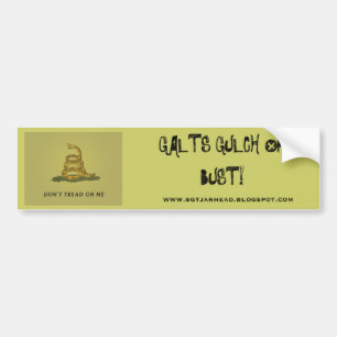 ADESIVO PARA CARRO O GULCH OU O BUSTO DE GALT