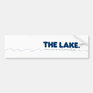Adesivo Para Carro O lago Minnetonka - autocolante no vidro traseiro