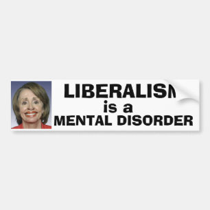 Adesivo Para Carro O liberalismo é um transtorno mental