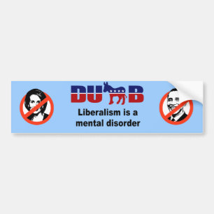 Adesivo Para Carro O liberalismo é um transtorno mental