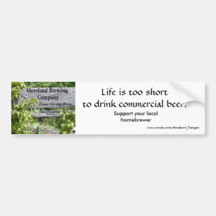 Adesivo Para Carro O logotipo de Moreland Brewing Empresa, apoia seu
