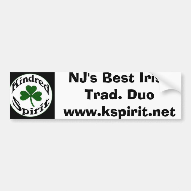 Adesivo Para Carro O melhor duo Trad irlandês de NJ (Frente)