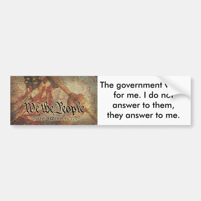 Adesivo Para Carro O mosaico do projeto 9-12 e os 9 princípios (Frente)