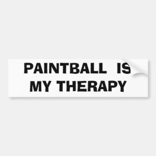 Adesivo Para Carro O Paintball é minha terapia