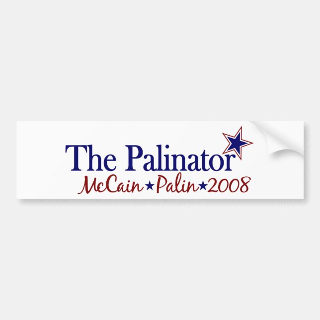 Adesivo Para Carro O Palinator (McCain Palin 2008) (Frente)