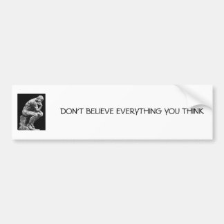 Adesivo Para Carro O pensador pelo autocolante no vidro traseiro de