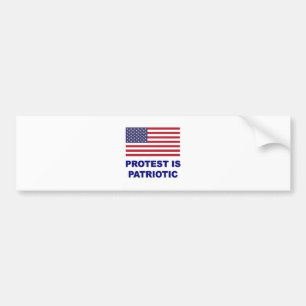 Adesivo Para Carro O protesto é Patriótico