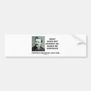 Adesivo Para Carro O que não me destrói faz-me mais forte