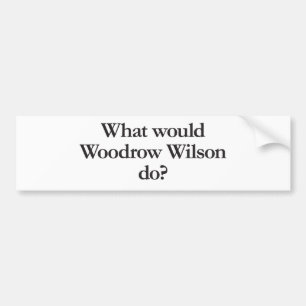 Adesivo Para Carro O Que Woodrow Wilson Faria