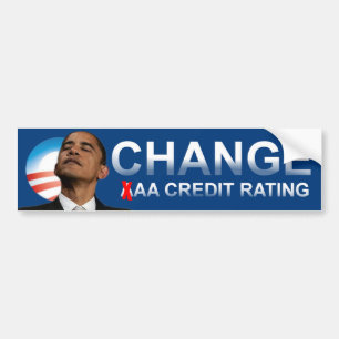 Adesivo Para Carro O rating de crédito de Obama